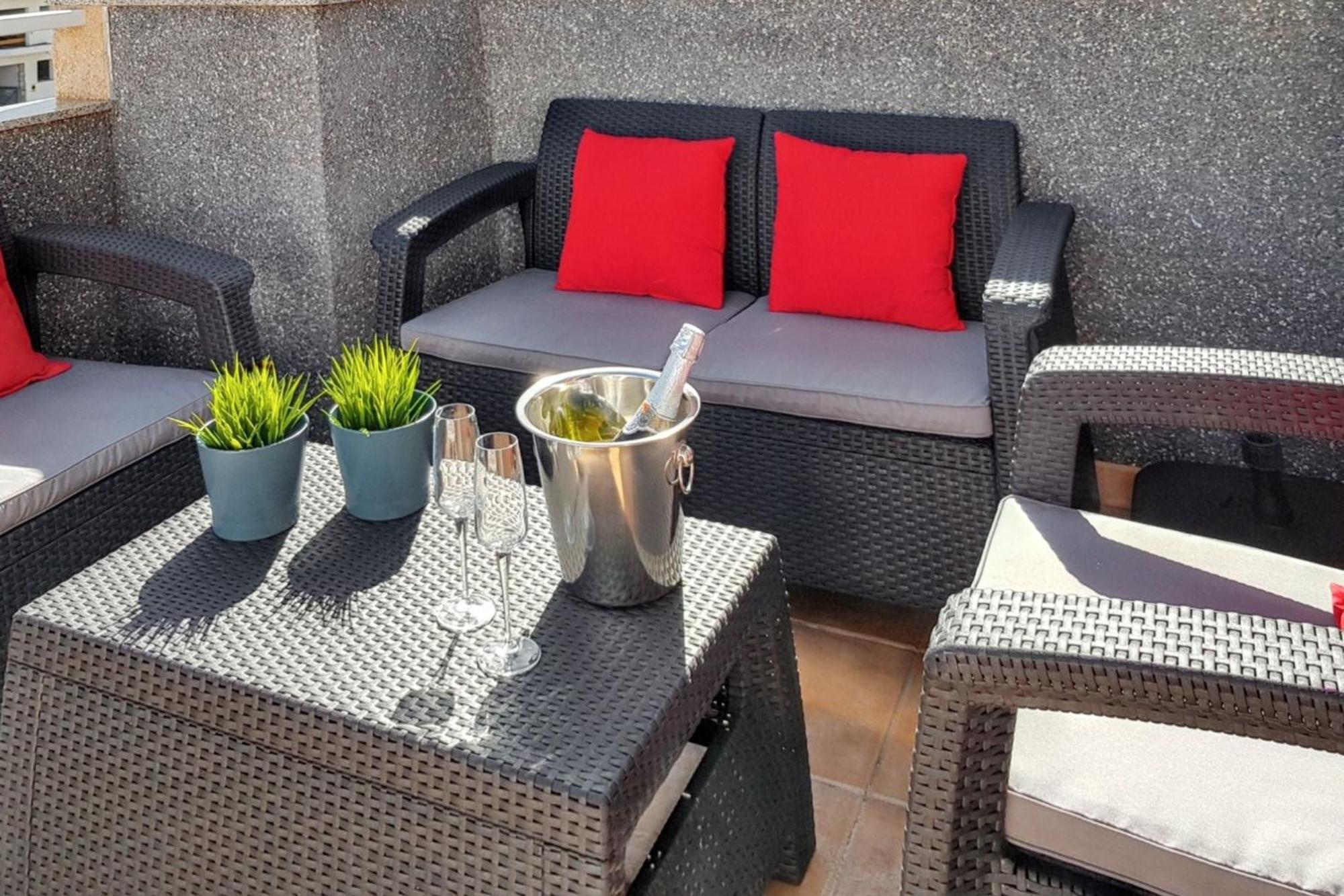 Bright Apartment In Puerto De Santiago 65 M² Terrace Extérieur photo